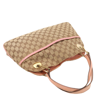 Gucci GG Shoulder Bag Canvas Brown