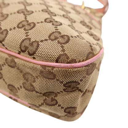 Gucci GG Shoulder Bag Canvas Brown