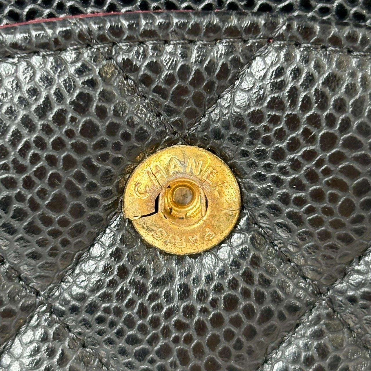 Chanel Classic Medium Vintage Bag Caviar Gold Hardware