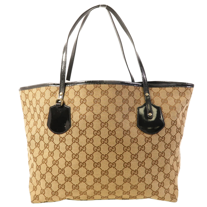 Gucci GG Shoulder Bag Canvas Brown