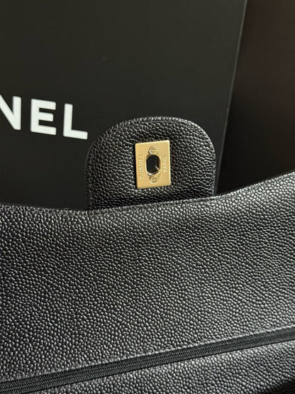 CHANEL Classic Flap Jumbo in Black Caviar GHW - series 19 Pre-Order