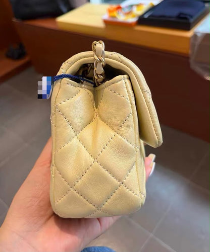 Chanel Pearl Crush Mini Rectangular Yellow