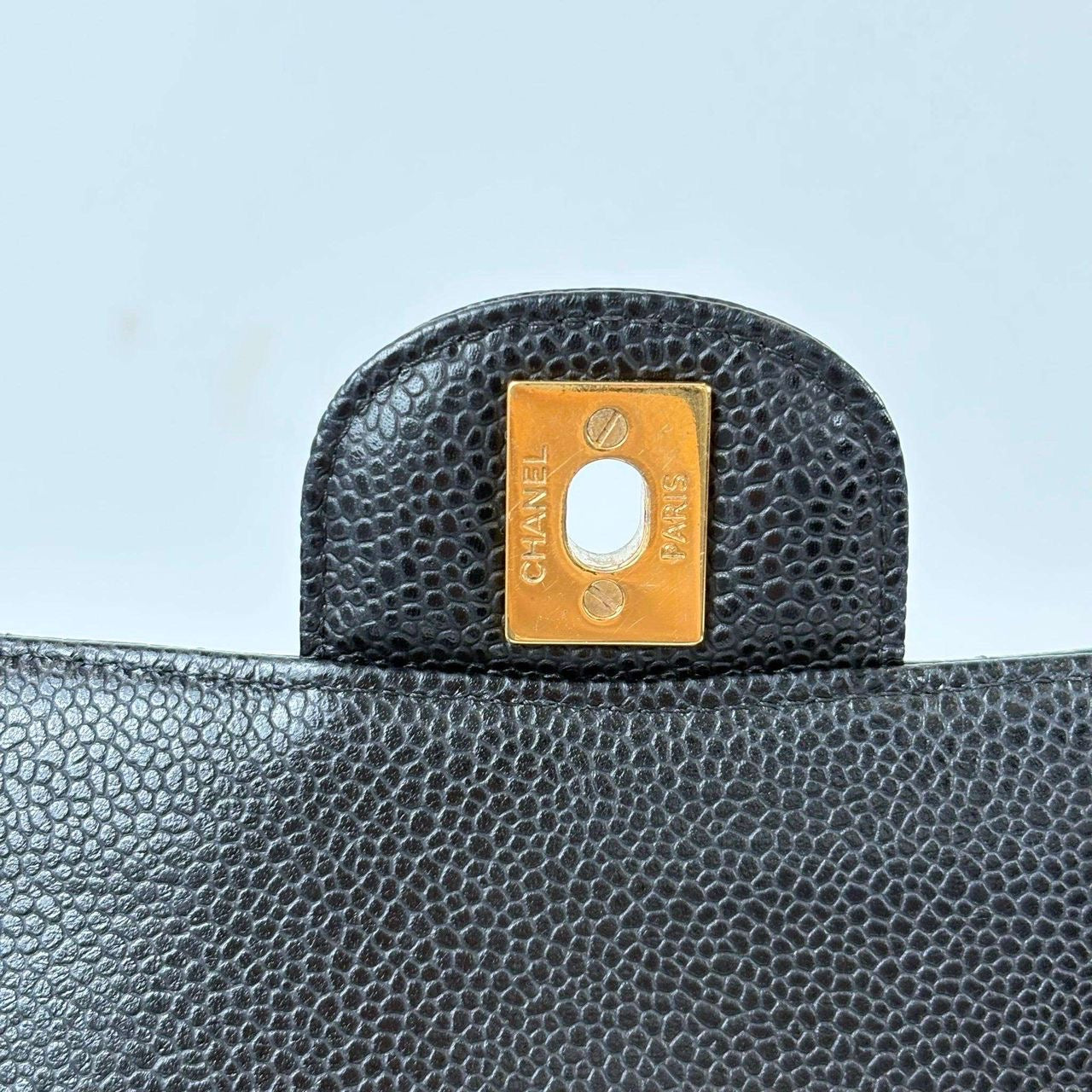 Chanel Classic Medium Vintage Bag Caviar Gold Hardware
