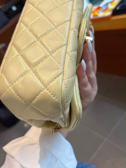 Chanel Pearl Crush Mini Rectangular Yellow