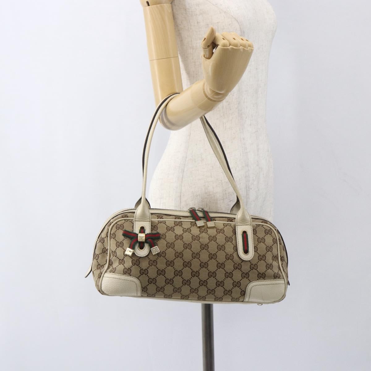 Gucci Princy Boston Vintage Bag Beige
