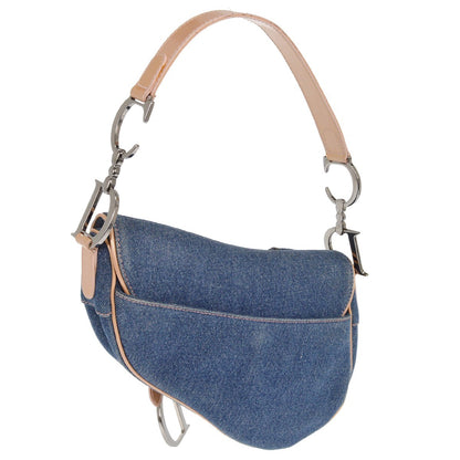 Dior Denim Saddle Bag Mini