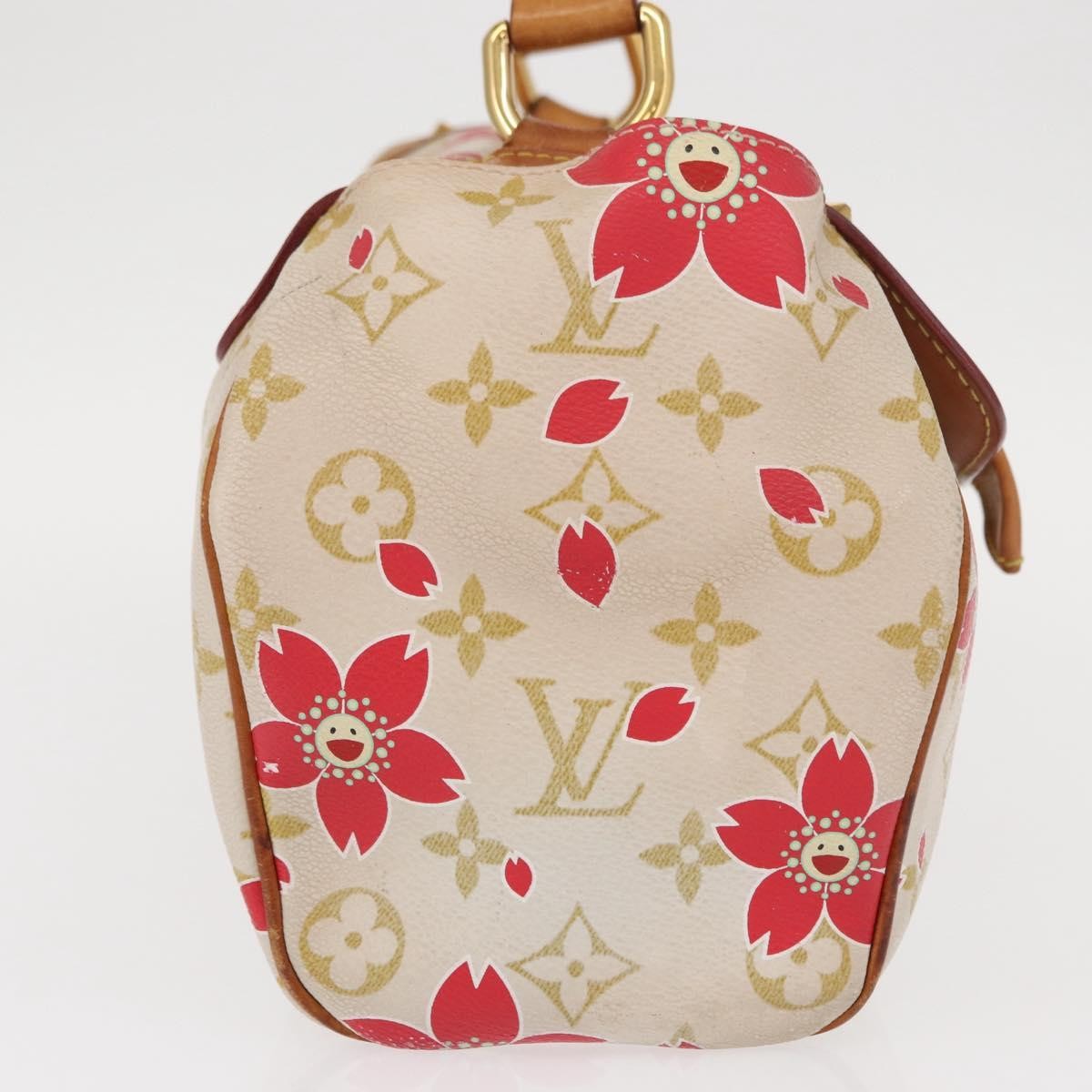 Louis Vuitton Limited Edition Cherry Blossom Vintage Retro Bag White