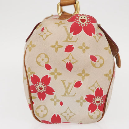 Louis Vuitton Limited Edition Cherry Blossom Vintage Retro Bag White