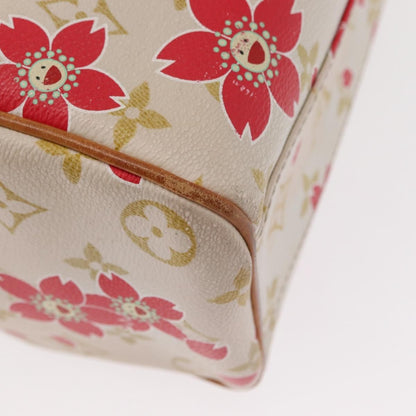 Louis Vuitton Limited Edition Cherry Blossom Vintage Retro Bag White