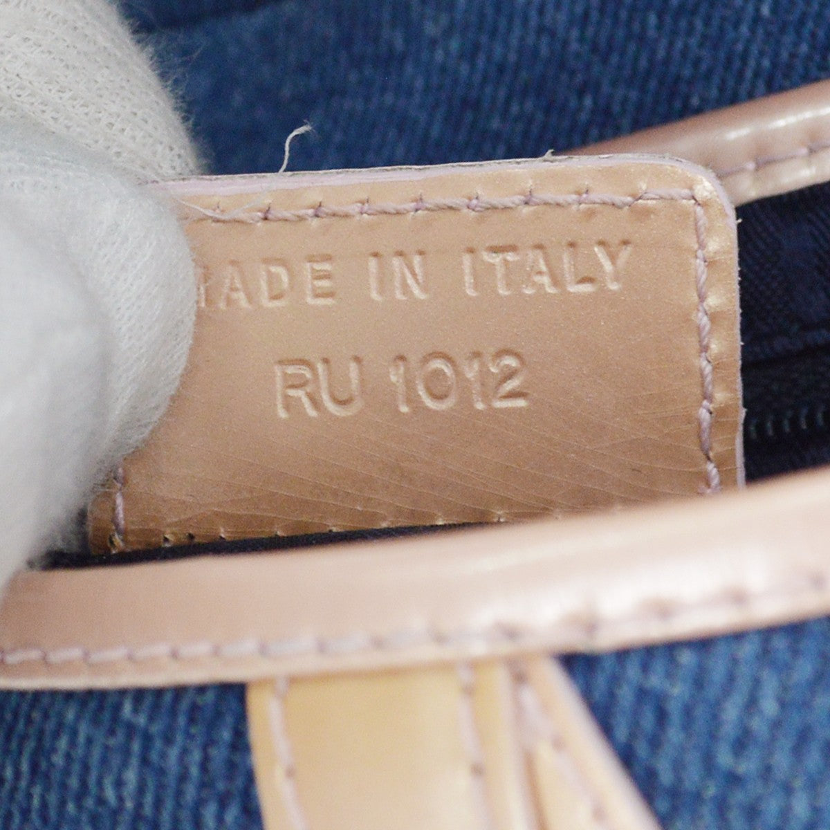 Dior Denim Saddle Bag Mini