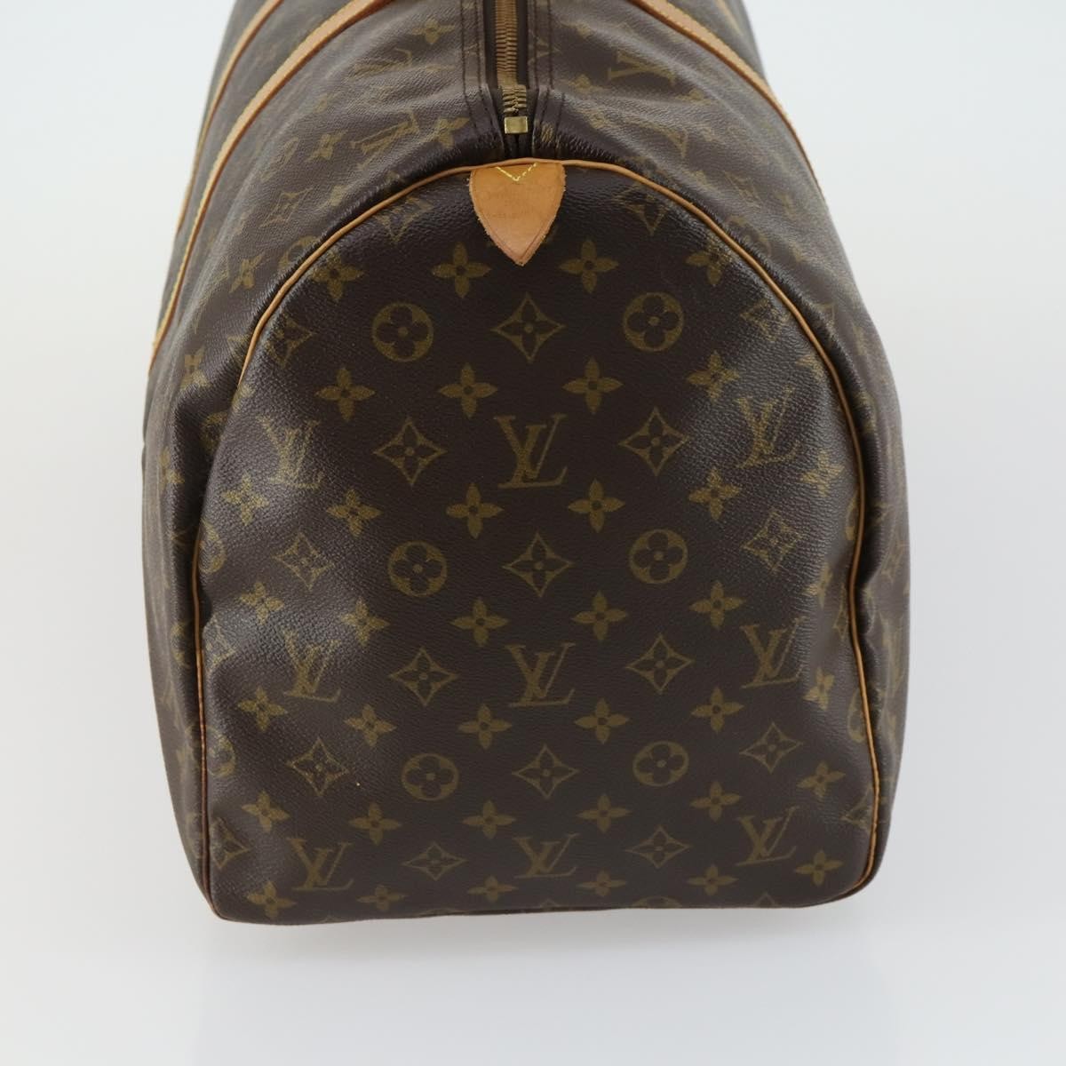 Louis Vuitton Keepall Vintage Travel Bag 55 Brown