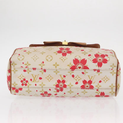 Louis Vuitton Limited Edition Cherry Blossom Vintage Retro Bag White
