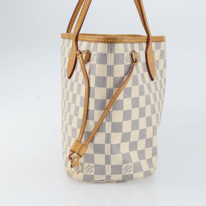 Louis Vuitton Neverfull PM Tote Vintage Bag Damier Beige