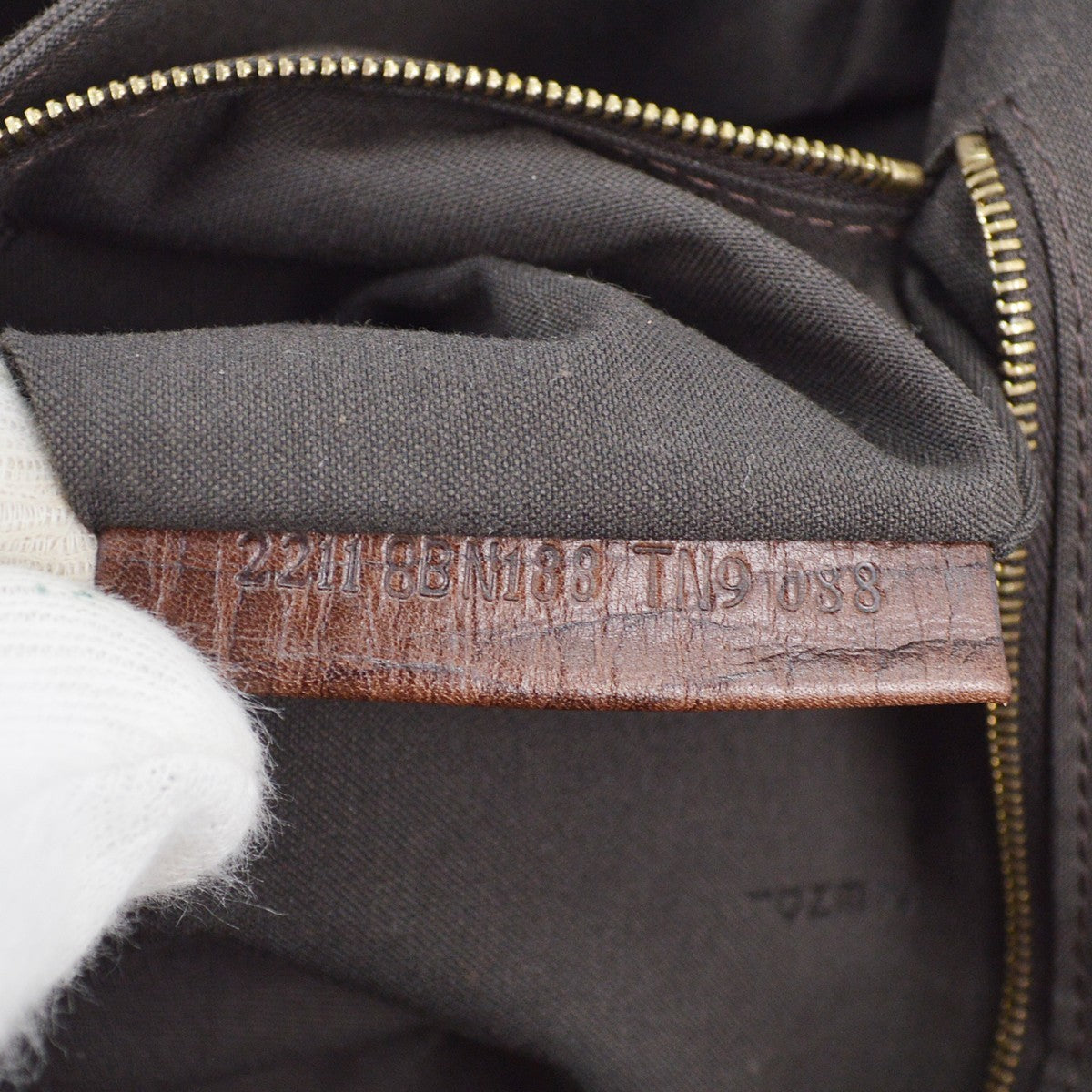 Fendi Zucchino Satchel Vintage Bag Brown