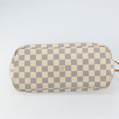 Louis Vuitton Neverfull PM Tote Vintage Bag Damier Beige