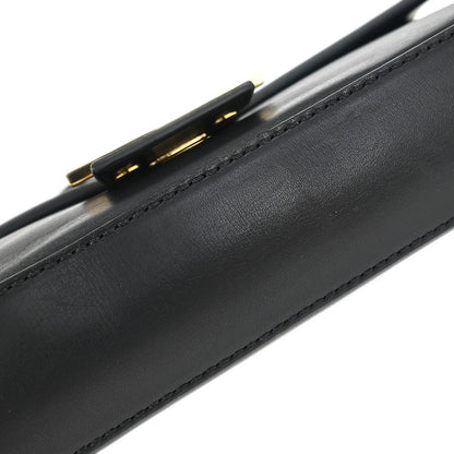 Fendi Baguette Leather Vintage Bag Micro Black