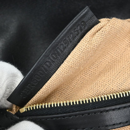 Fendi Baguette Leather Vintage Bag Micro Black