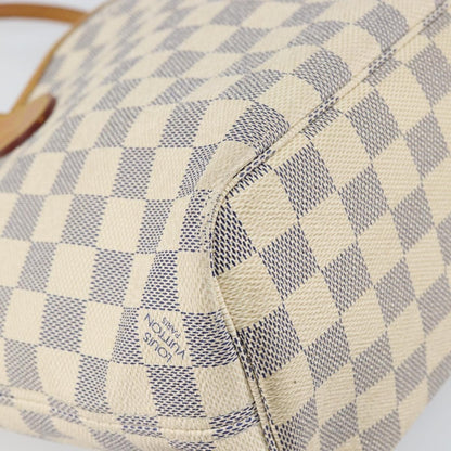 Louis Vuitton Neverfull PM Tote Vintage Bag Damier Beige