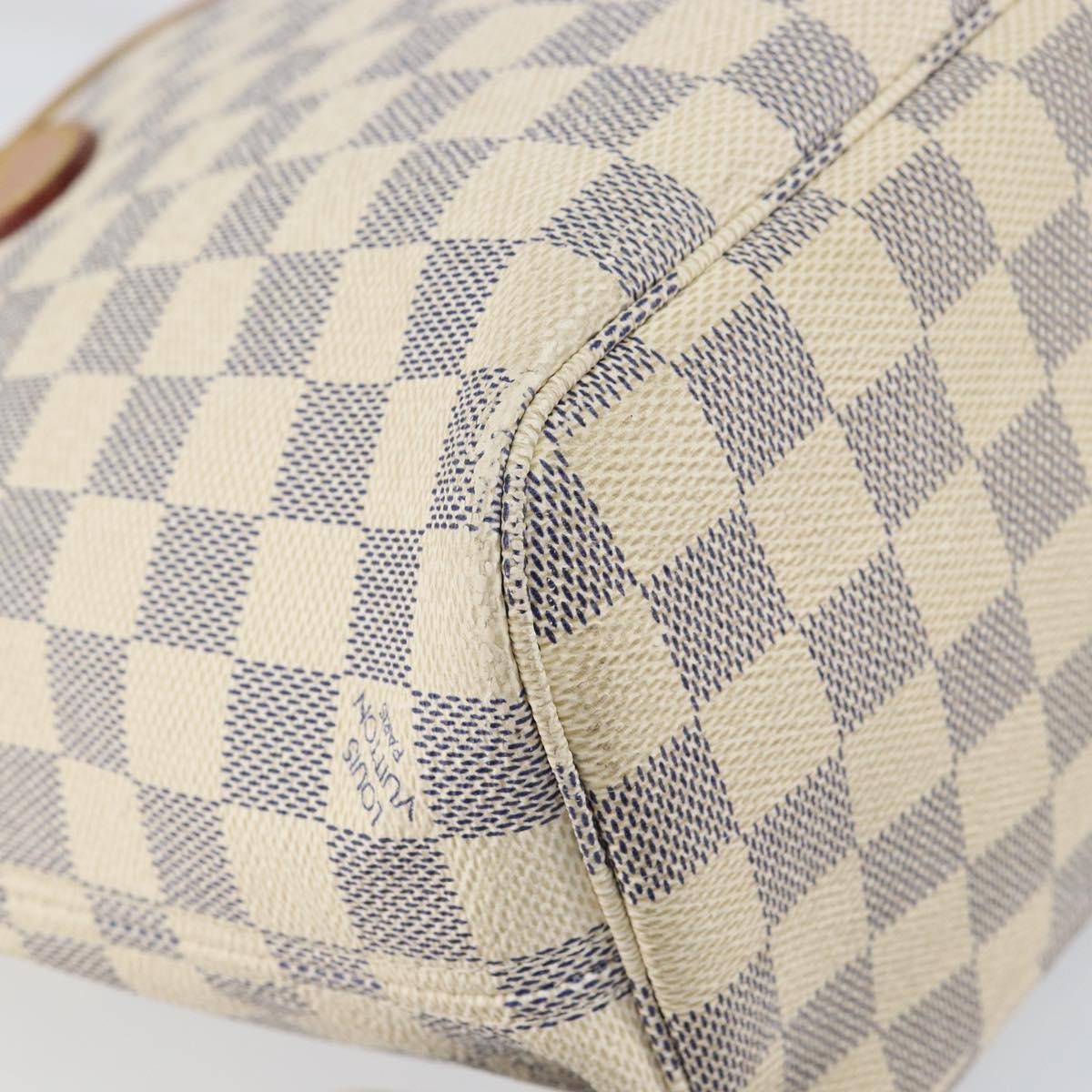 Louis Vuitton Neverfull PM Tote Vintage Bag Damier Beige
