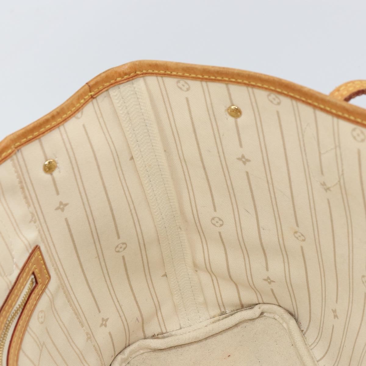 Louis Vuitton Neverfull PM Tote Vintage Bag Damier Beige