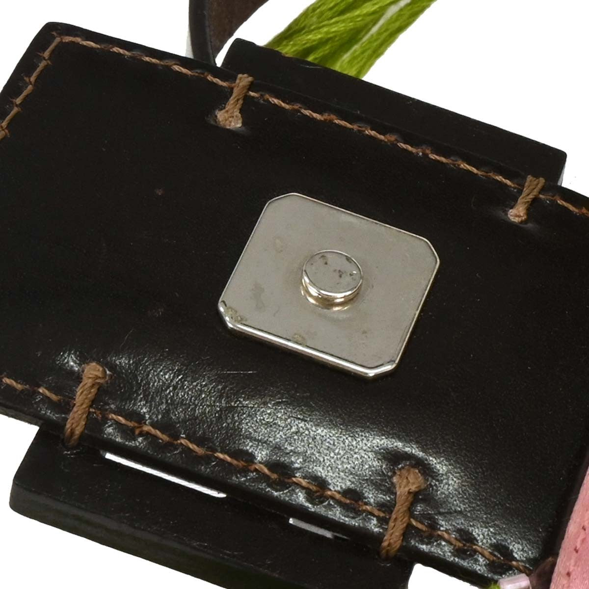 Fendi Baguette Embellished Denim Medium Vintage Bag