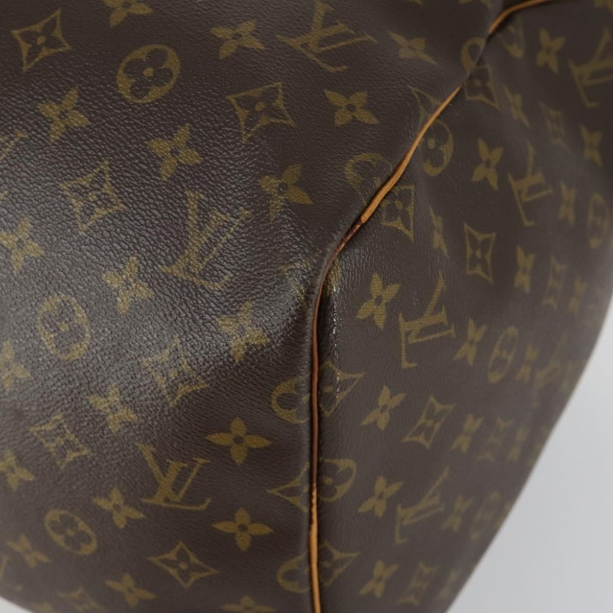 Louis Vuitton Keepall Vintage Travel Bag 55 Brown