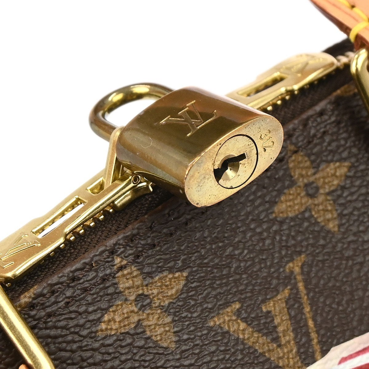 Louis Vuitton Alma BB Limited Edition World Tour Vintage Bag Brown